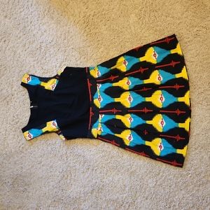 Fit and flare mini dress